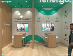 30x30 Péninsule booth design by Pro-X Exhibits